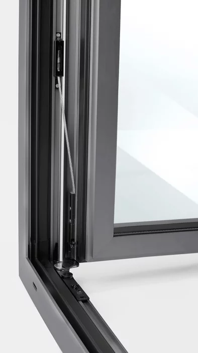 Fenstertechnik aluPilot Fenster offen Koop Kawneer