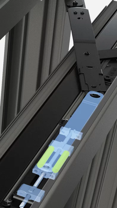 Fenstertechnik aluPilot Schere Animation