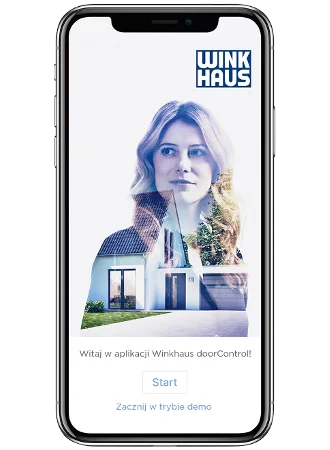 Smartphone mit doorControl App