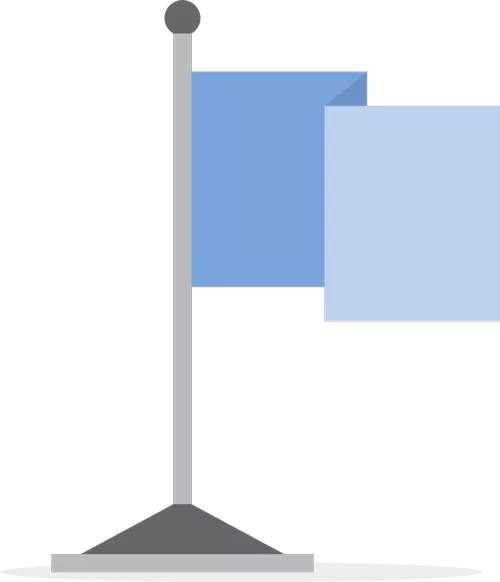 Grafik Zielfahne